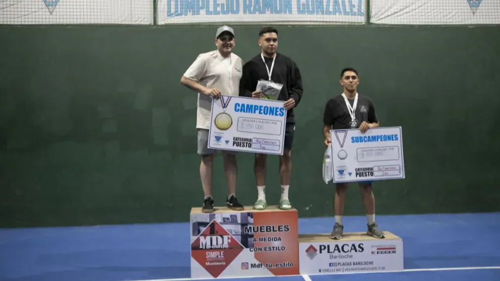 Hubo Padel de primera nivel en el Club Nahuel Huapi